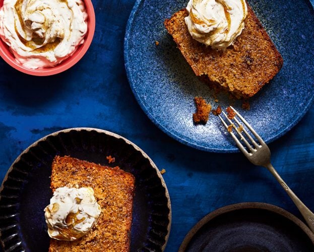 Rum and raisin loaf cake