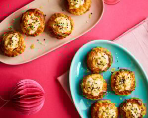 Air fryer sesame egg mayo vol-au-vents