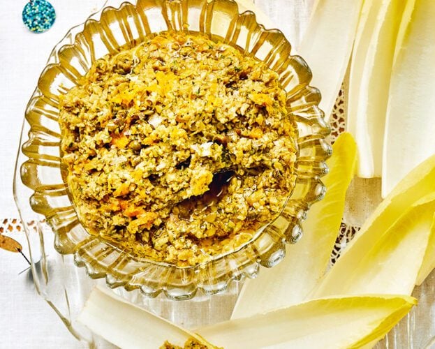 Orange and clove tapenade