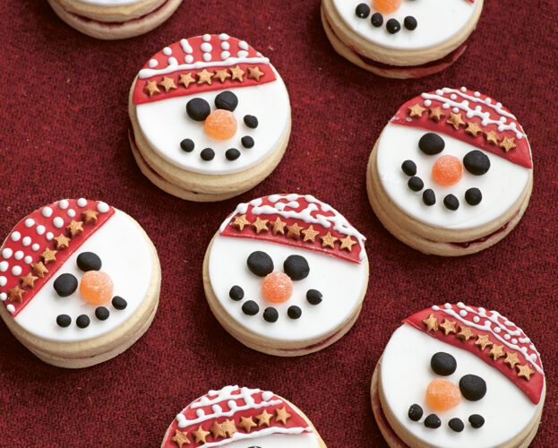 Snowman empire biscuits
