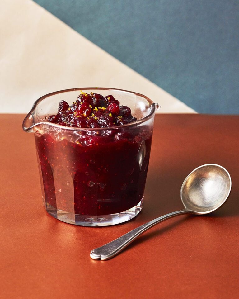 Ultimate homemade cranberry sauce