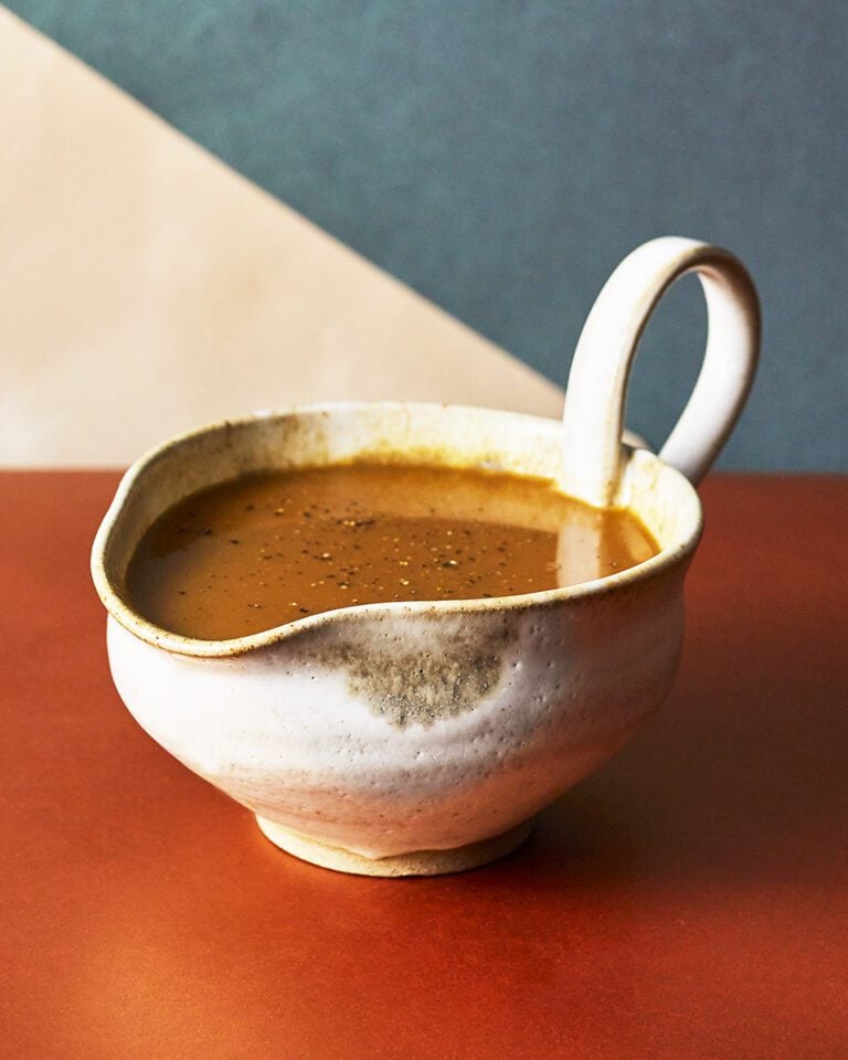 The best homemade turkey gravy