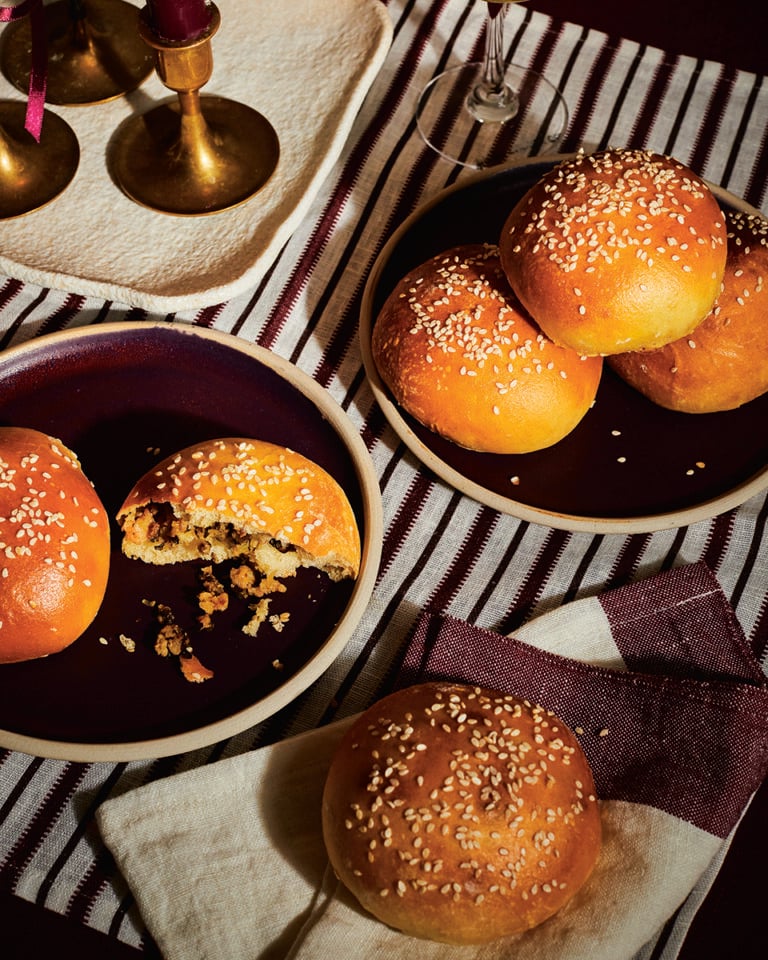 Mini laab (larb) buns