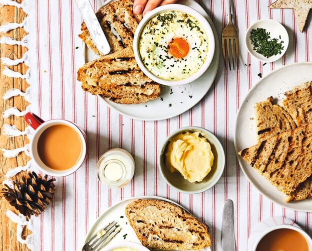 Crabby eggs en cocotte