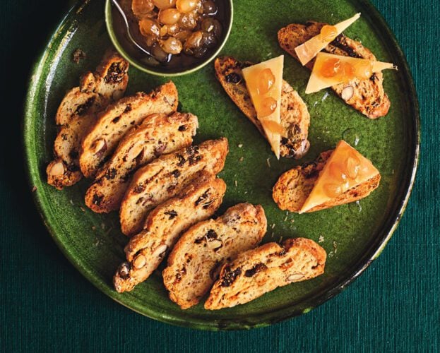 Fig and pecorino biscotti