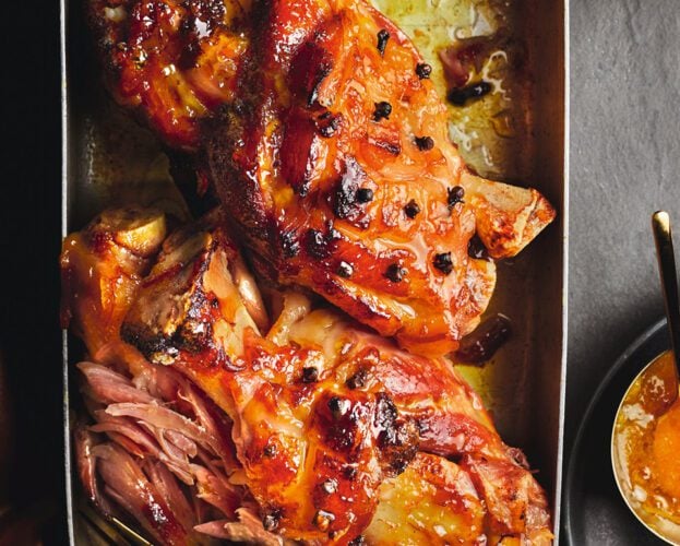 Nigella Lawson’s ham hocks with mustard and marmalade