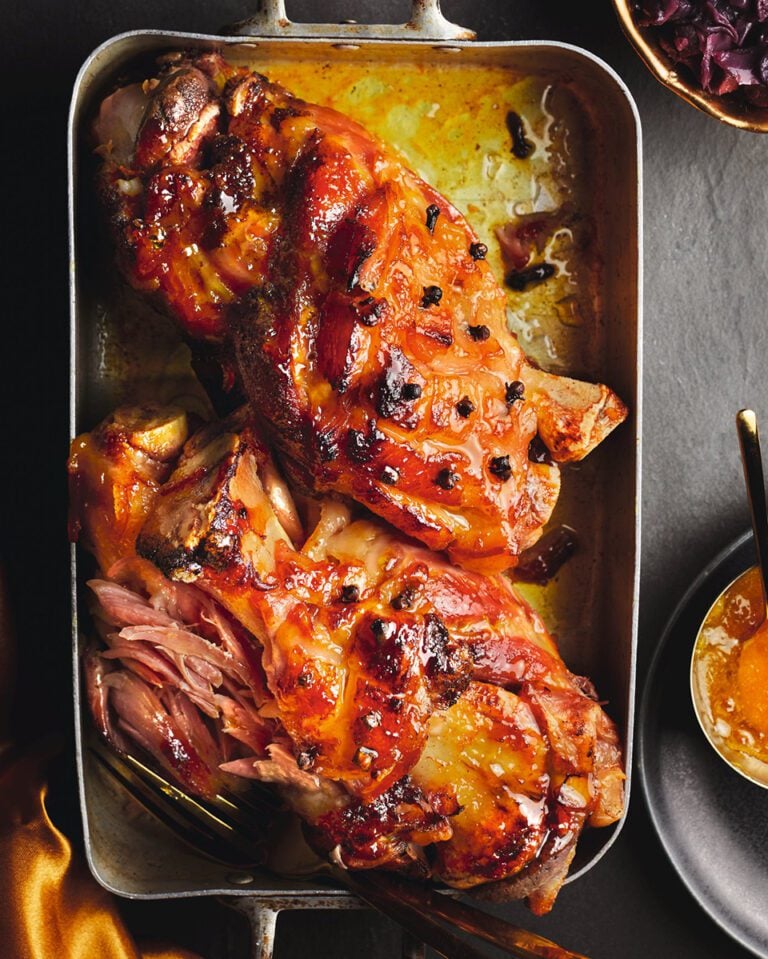 Nigella Lawson’s ham hocks with mustard and marmalade