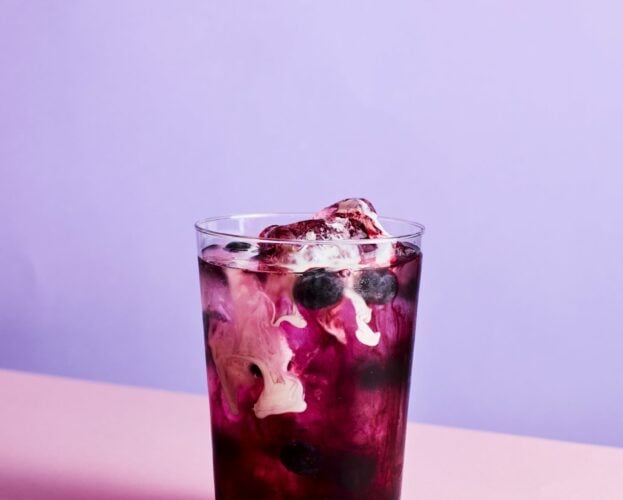 Dirty blueberry soda