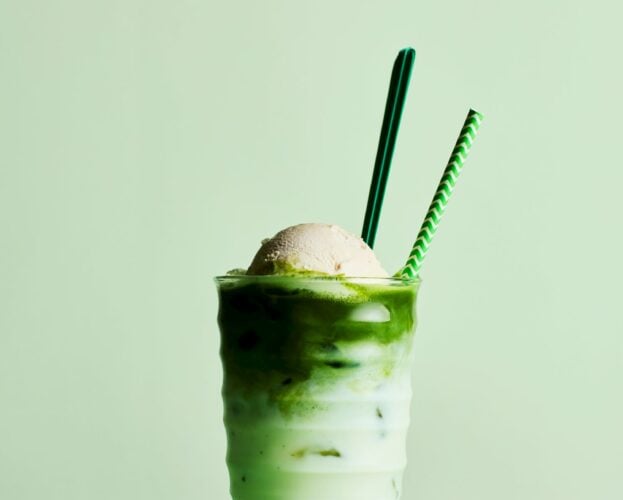 Rhubarb and custard soda
