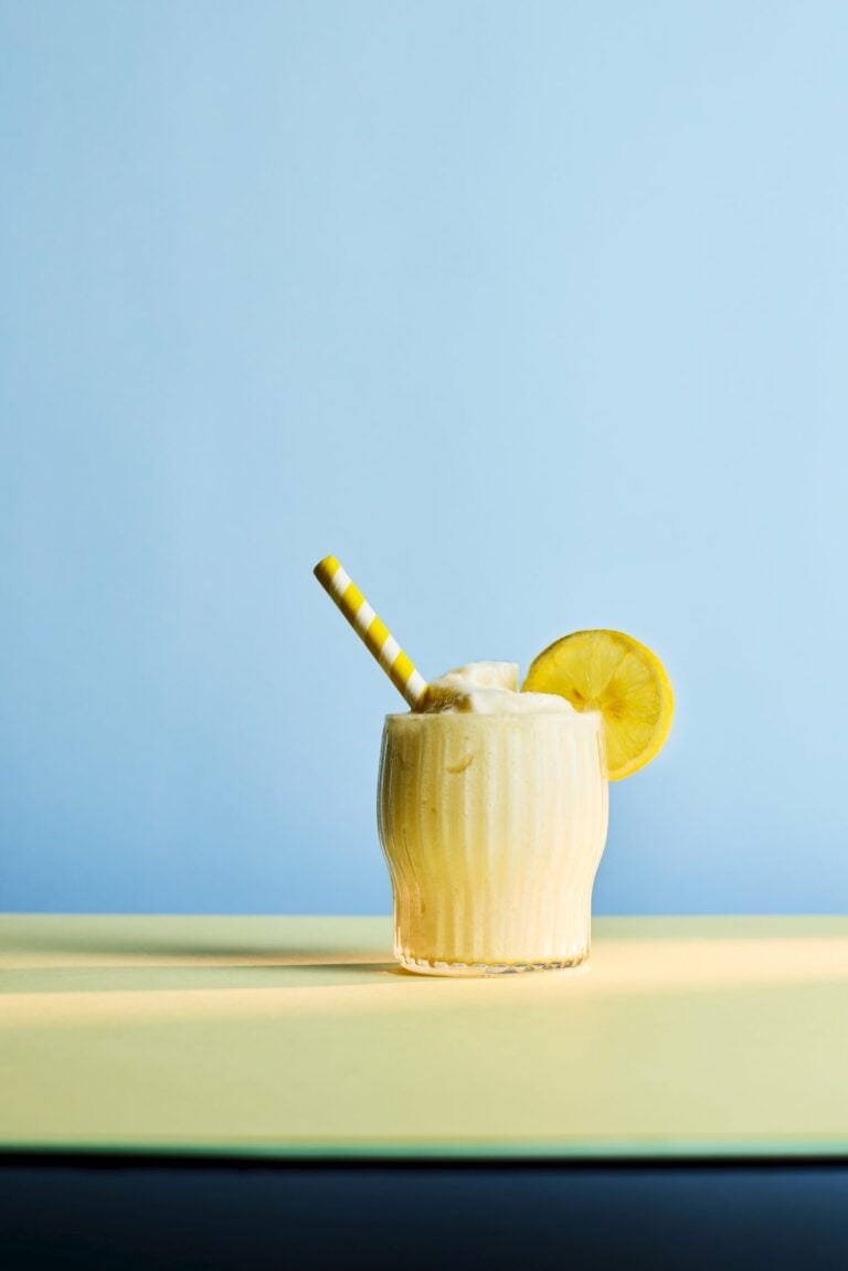 Whipped lemonade slushie