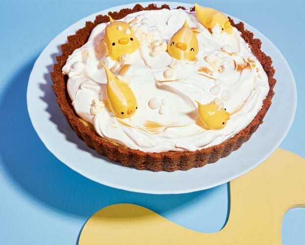 Kim-Joy’s lemon meringue pie bubble bath