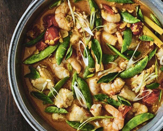 Thai-spiced fish stew