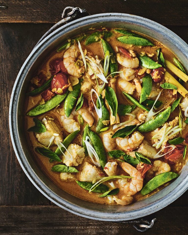 Thai-spiced fish stew