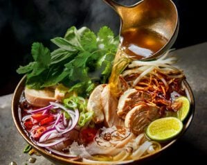 Thuy Pham's chicken pho (phó gà)