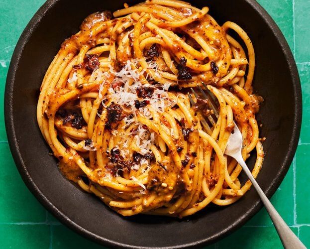 Bucatini with XO, butter and parmesan