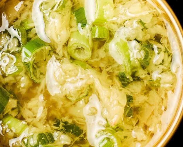 Andrew Wong’s ginger and spring onion relish