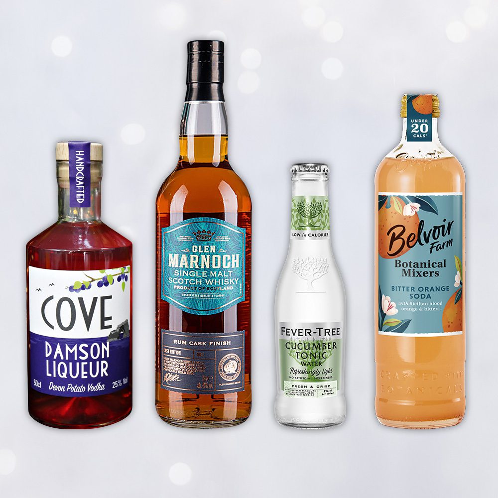 Best spirits, liqueurs and mixer for New Year's Eve parties