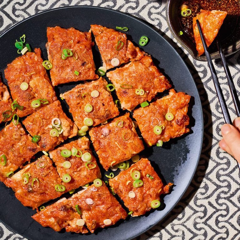 Dana Choi's kimchijeon (kimchi pancake) 