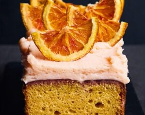 Blood orange loaf cake