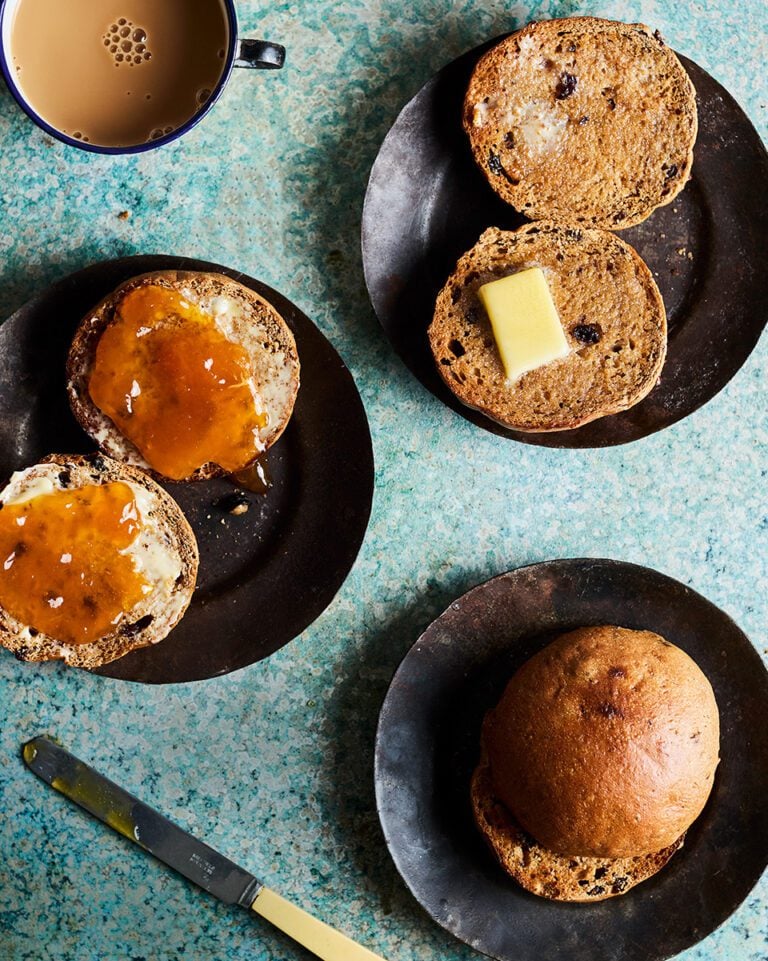 Toasted chai teacakes