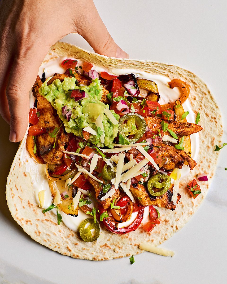 Chicken fajitas - delicious. magazine