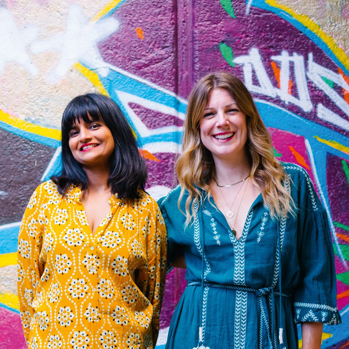 Anshu Ahuja and Renee Williams, founders of DabbaDrop