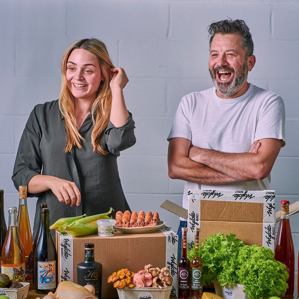 Ella Cooper and Nick Jefferson, founders of Wylde Market