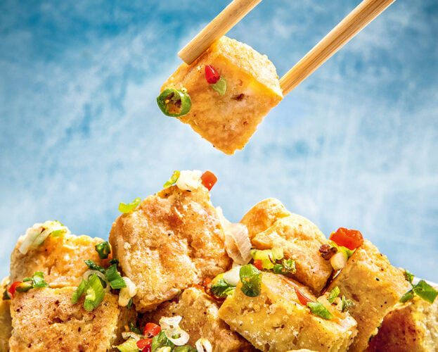 Air fryer salt and pepper tofu