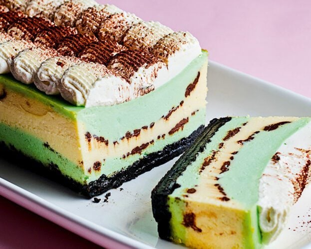 Mint ‘Viennetta’ New York cheesecake