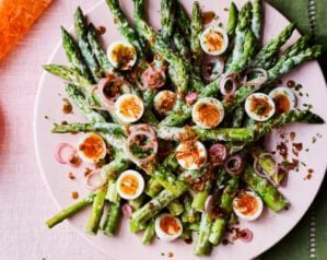 Asparagus caesar salad