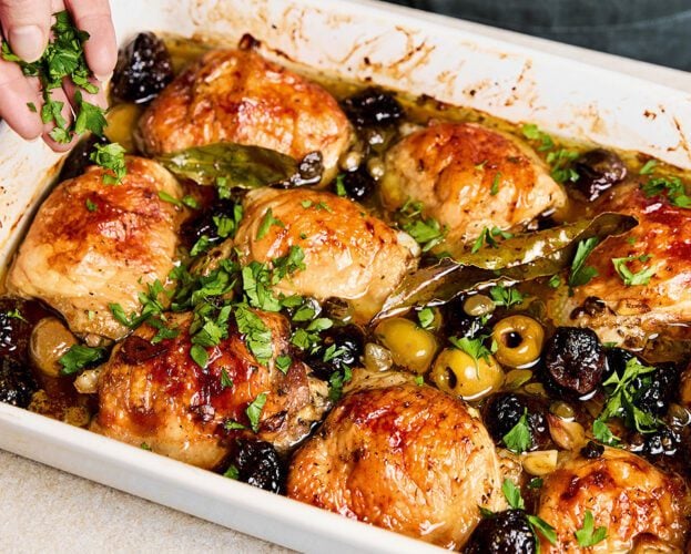Chicken marbella