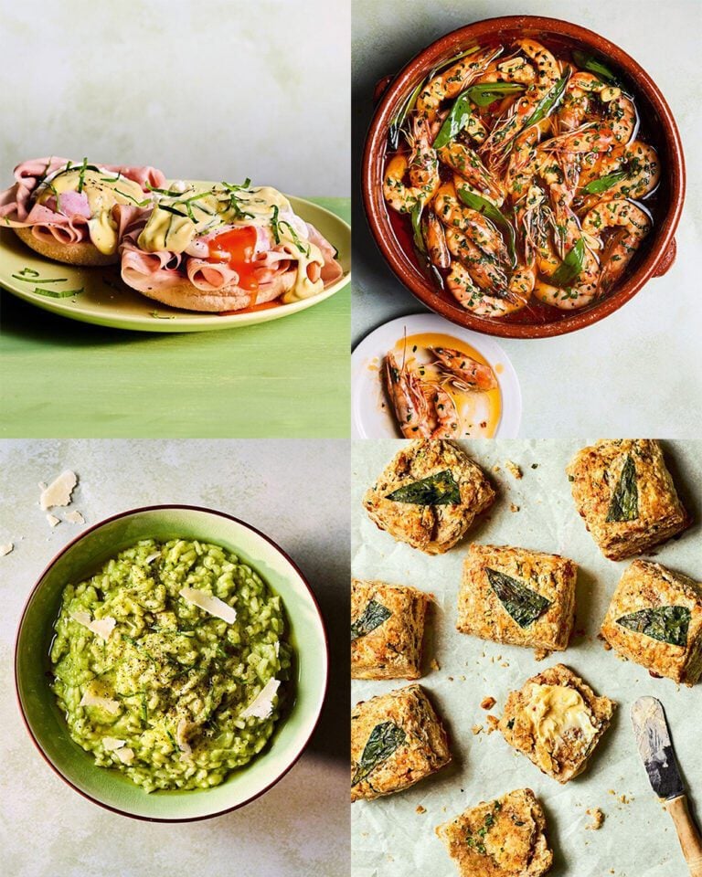 4 inspiring wild garlic recipe ideas, from cheese scones to sizzling prawns