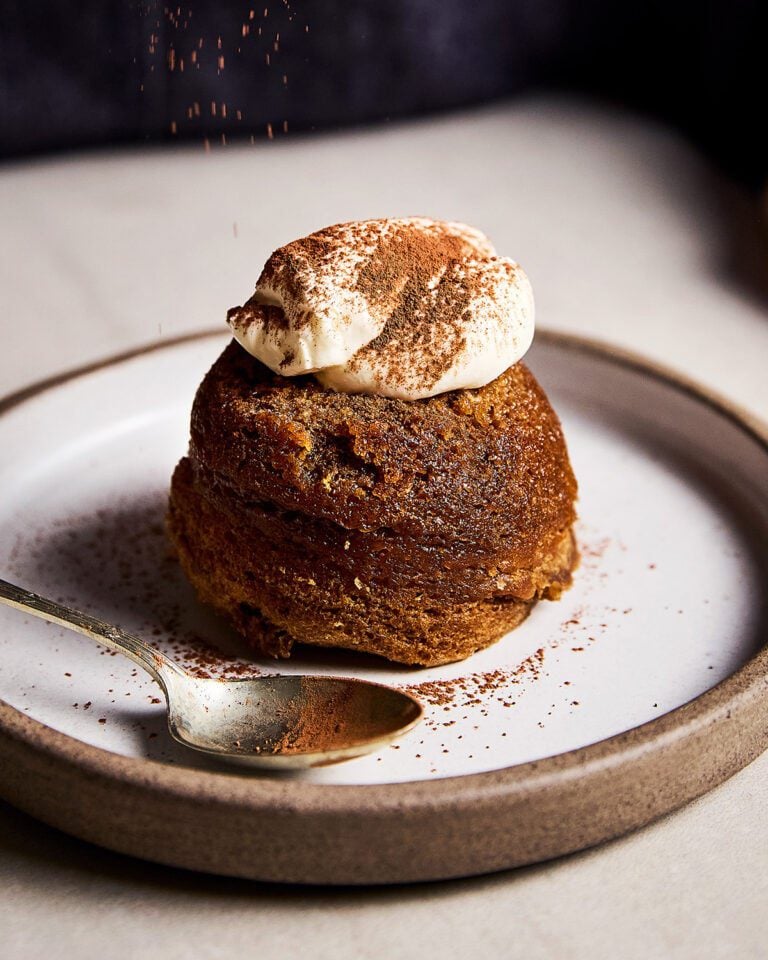 Steamed Vietnamese coffee cakes
