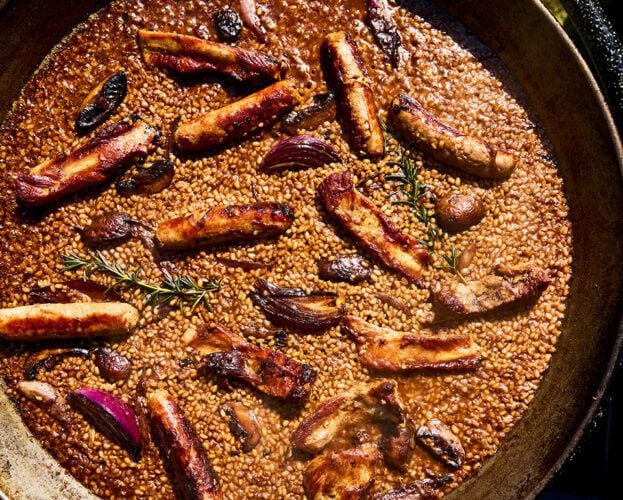 Sausage paella