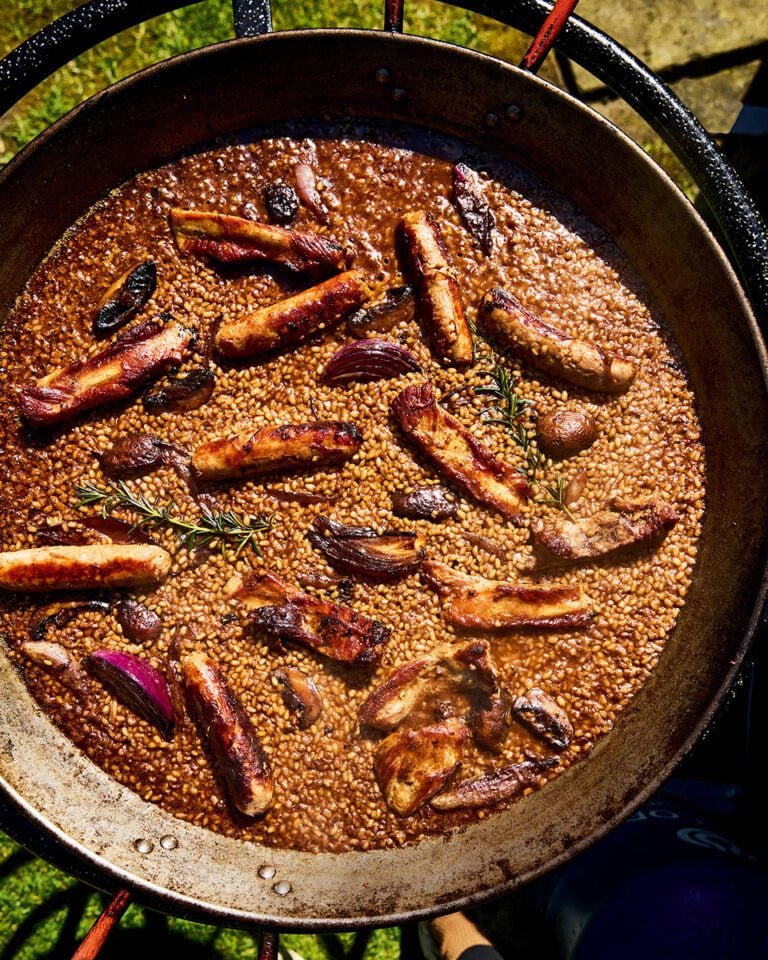 Sausage paella