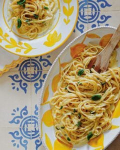 Creamy lemon linguine