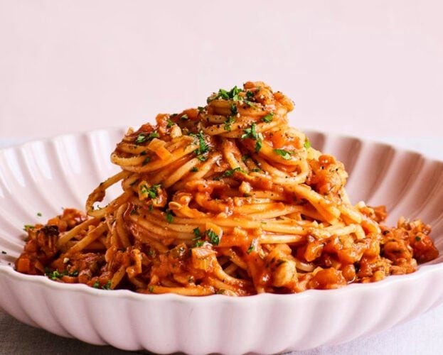 Calabrian-style seafood ragù spaghetti