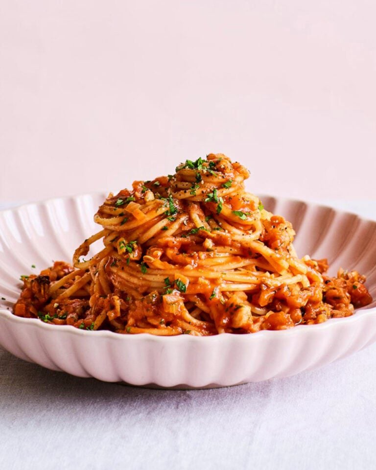 Calabrian-style seafood ragù spaghetti