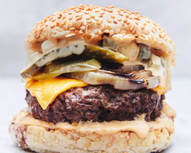 The ultimate homemade beef burgers