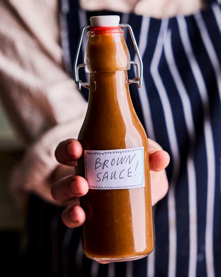 Homemade brown sauce