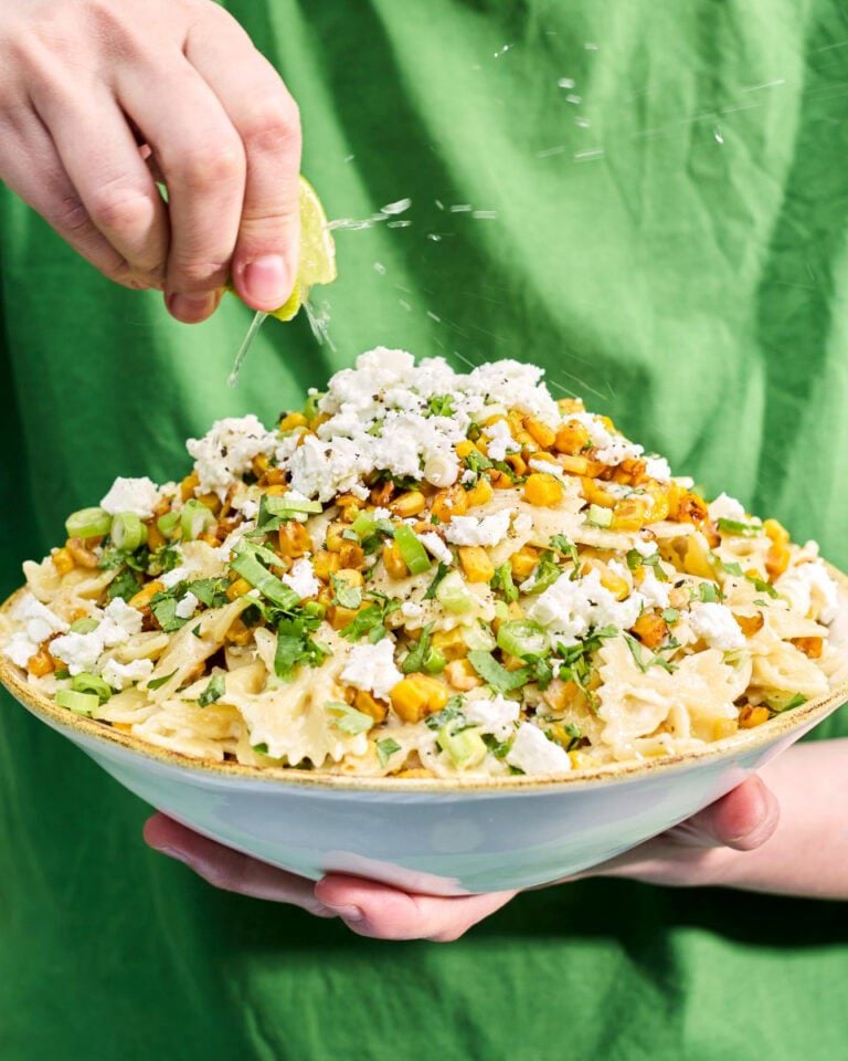 Mexican street corn pasta salad
