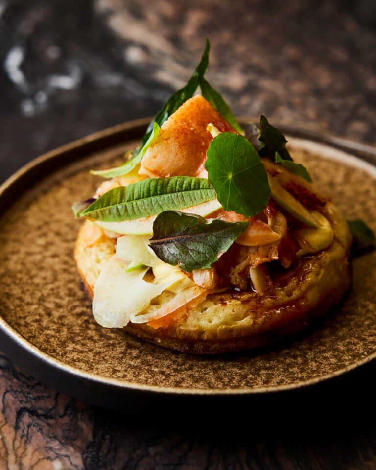 Lobster crumpets