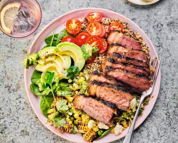 Emily English’s chipotle steak bowls