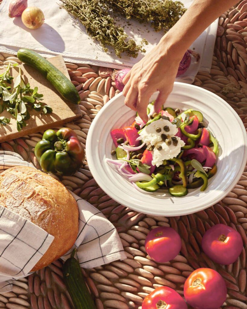 Authentic Greek salad (choriatiki)