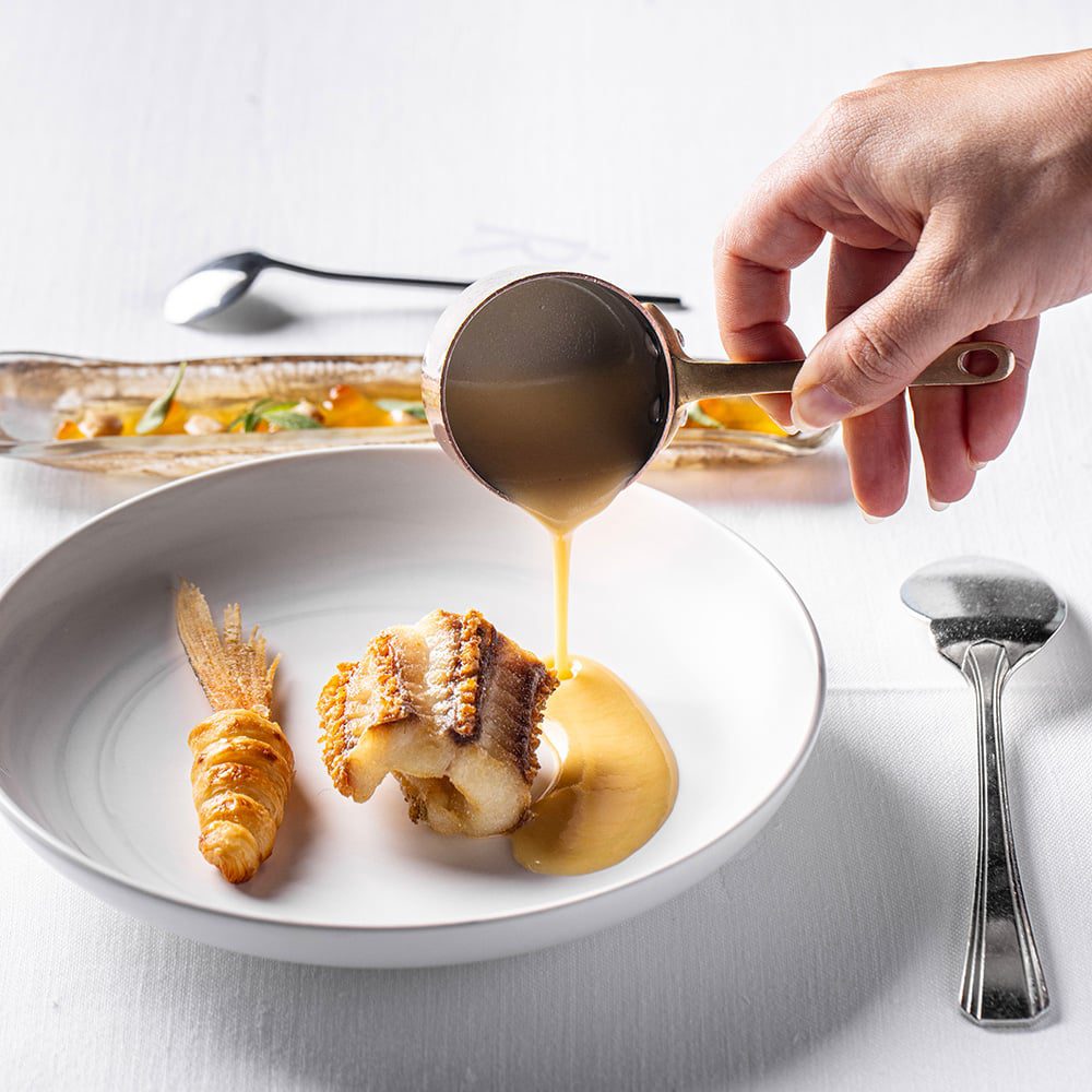 Fine dining at Akelarre
