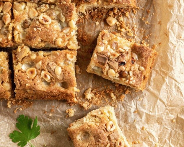 Gooseberry blondies
