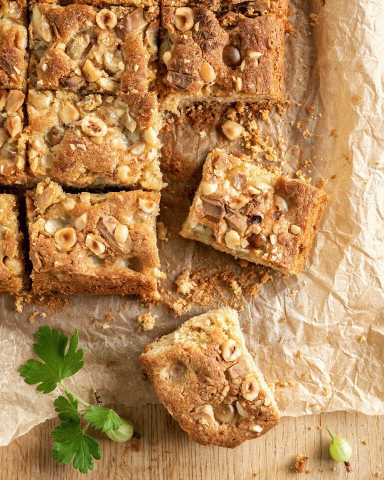 Gooseberry blondies