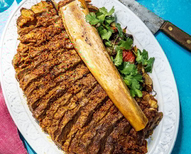 Rajasthani-style smoked short rib