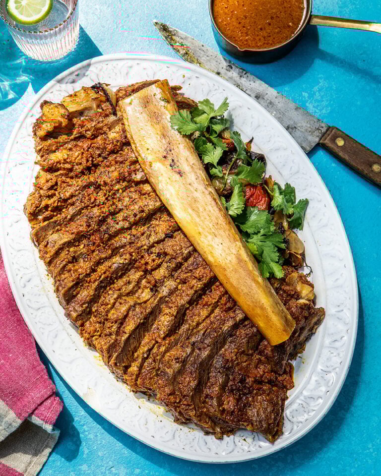 Rajasthani-style smoked short rib