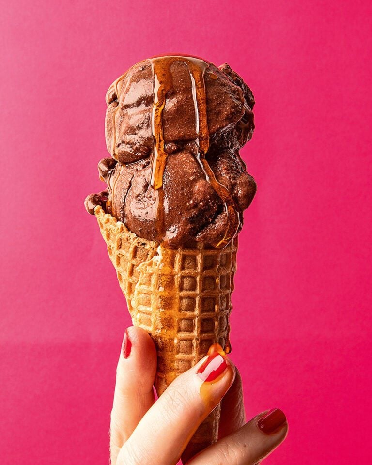 Aztec chocolate sorbet